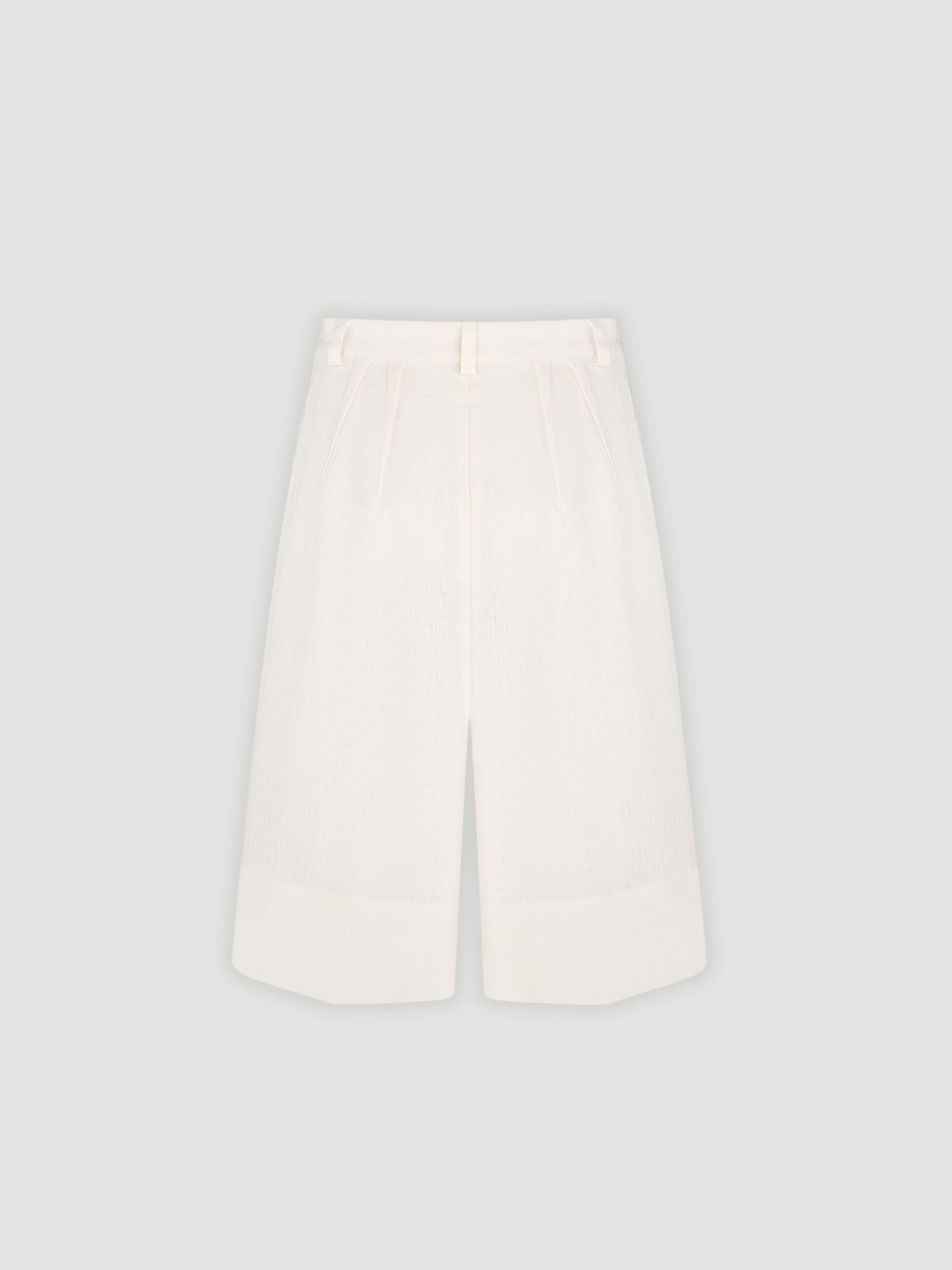 linen bermuda