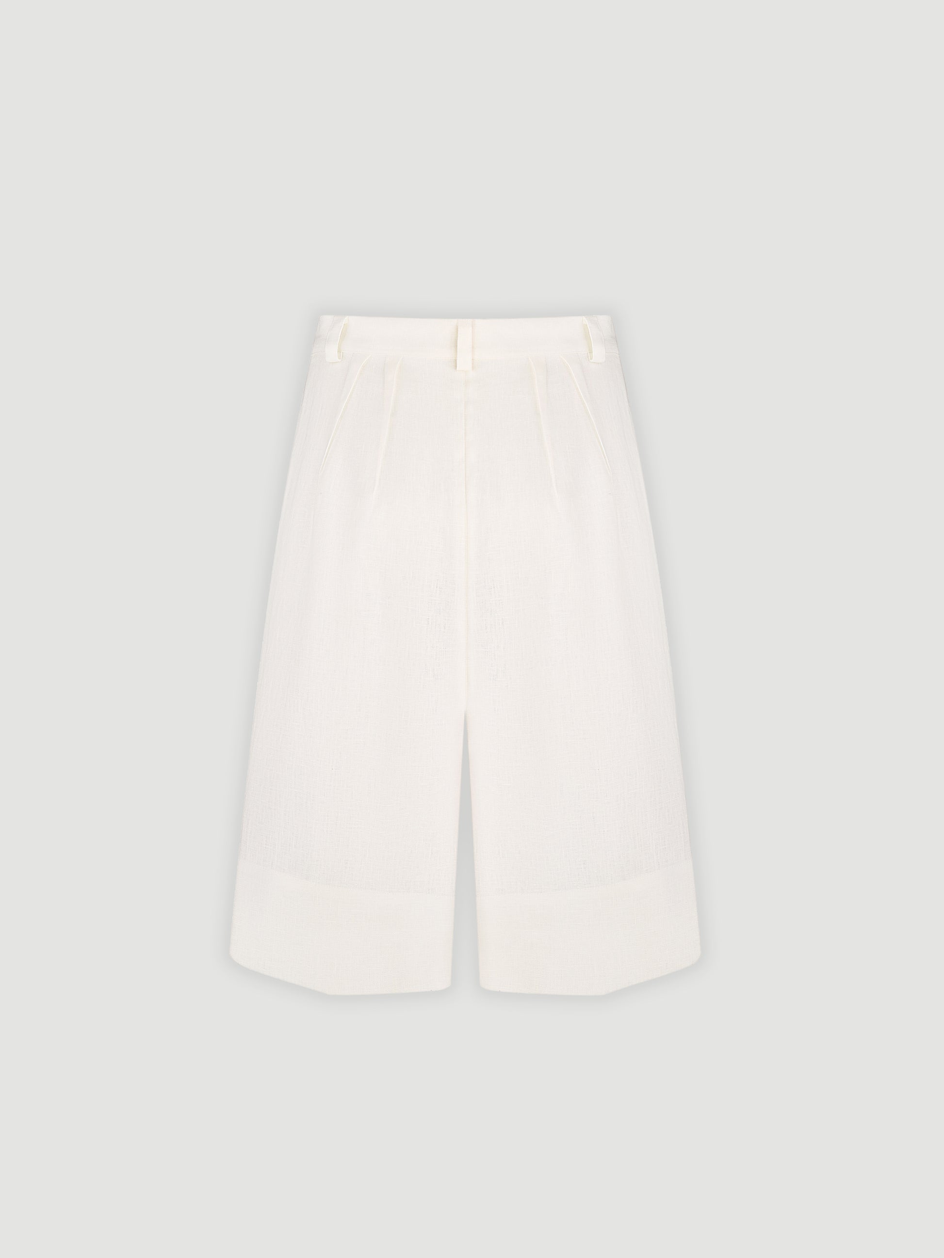 linen bermuda